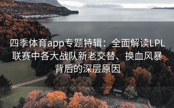 四季体育app专题特辑：全面解读LPL联赛中各大战队新老交替、换血风暴背后的深层原因